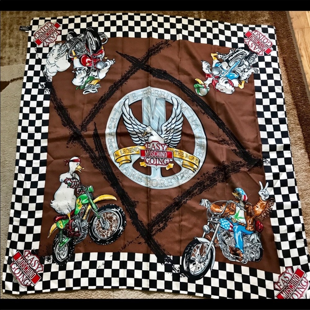 Moschino all Silk Scarf